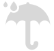 Regen und Regenschirm logo
