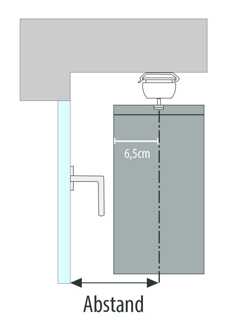 lamellenvorhang abstand 127mm