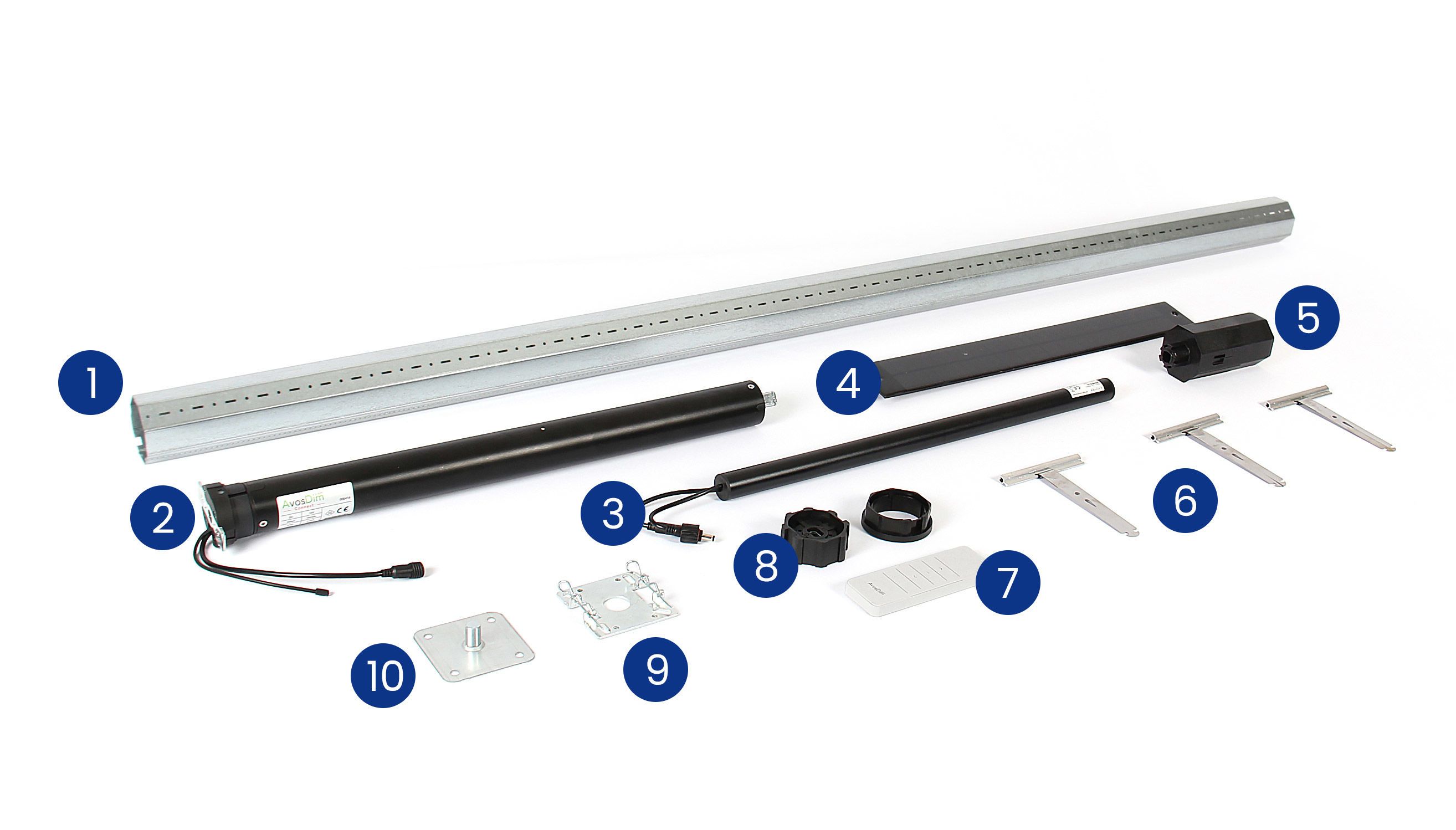 005407 set motor solar avosdim 1500 kit