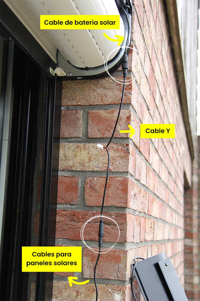 schema cable y en situation zoom