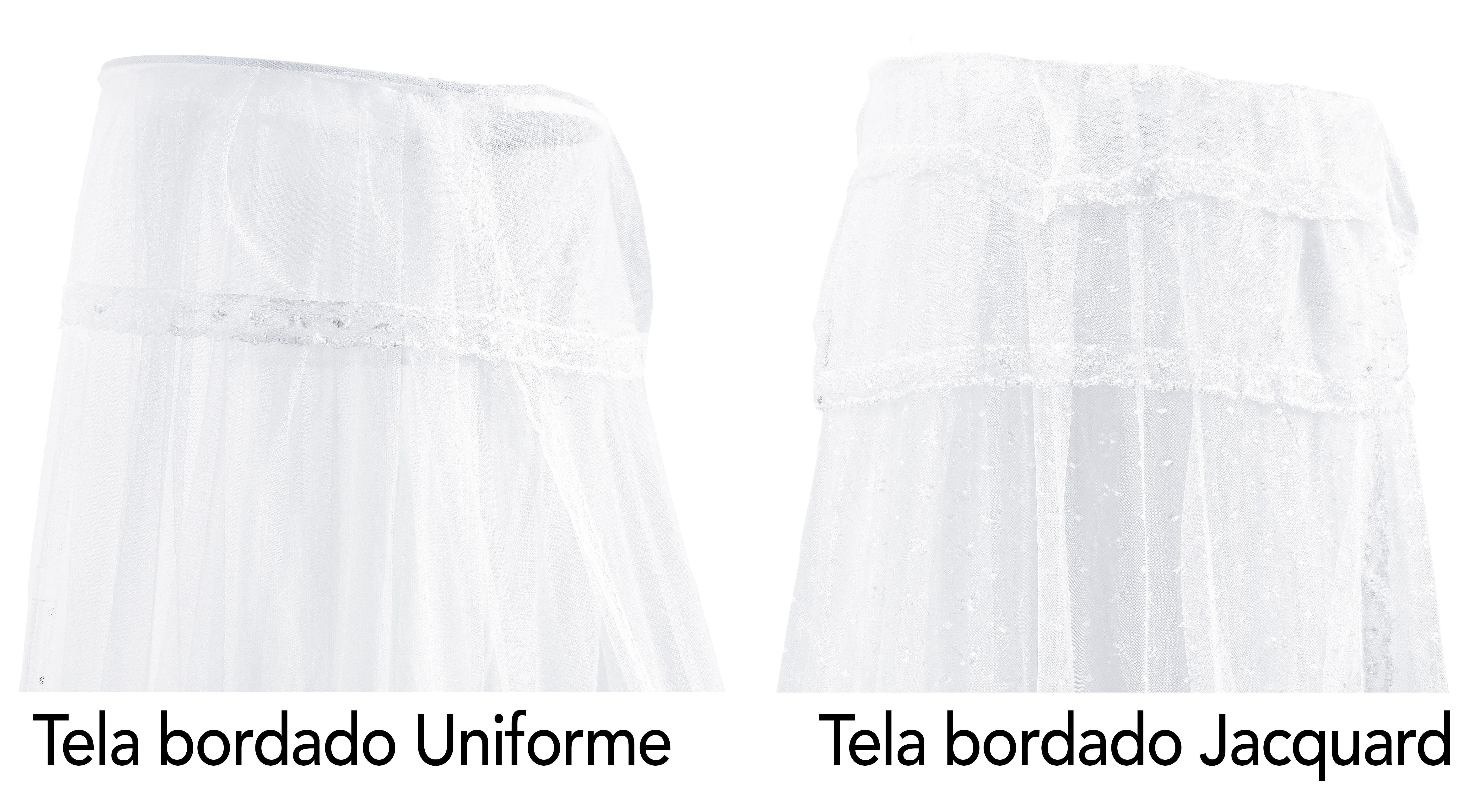 Tul Cuna Bebe + Soporte Hidro Laqueado- Mosquitero Dosel