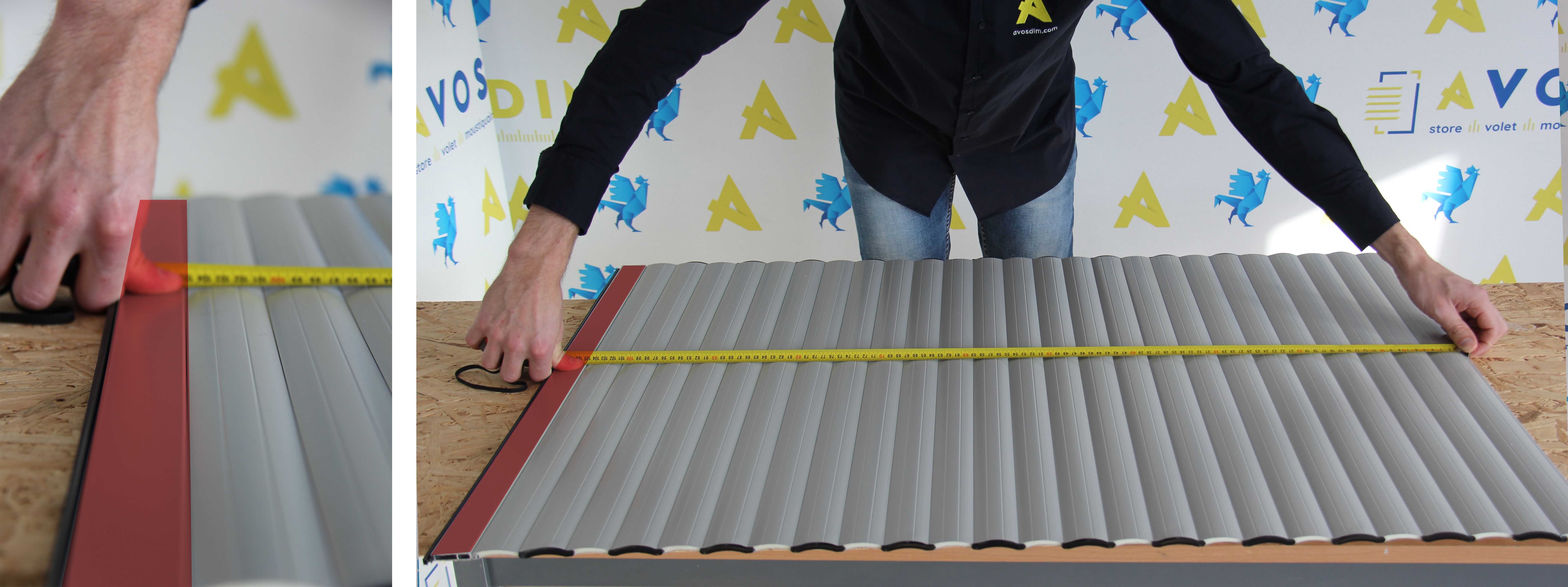 aluminium perforated slats height