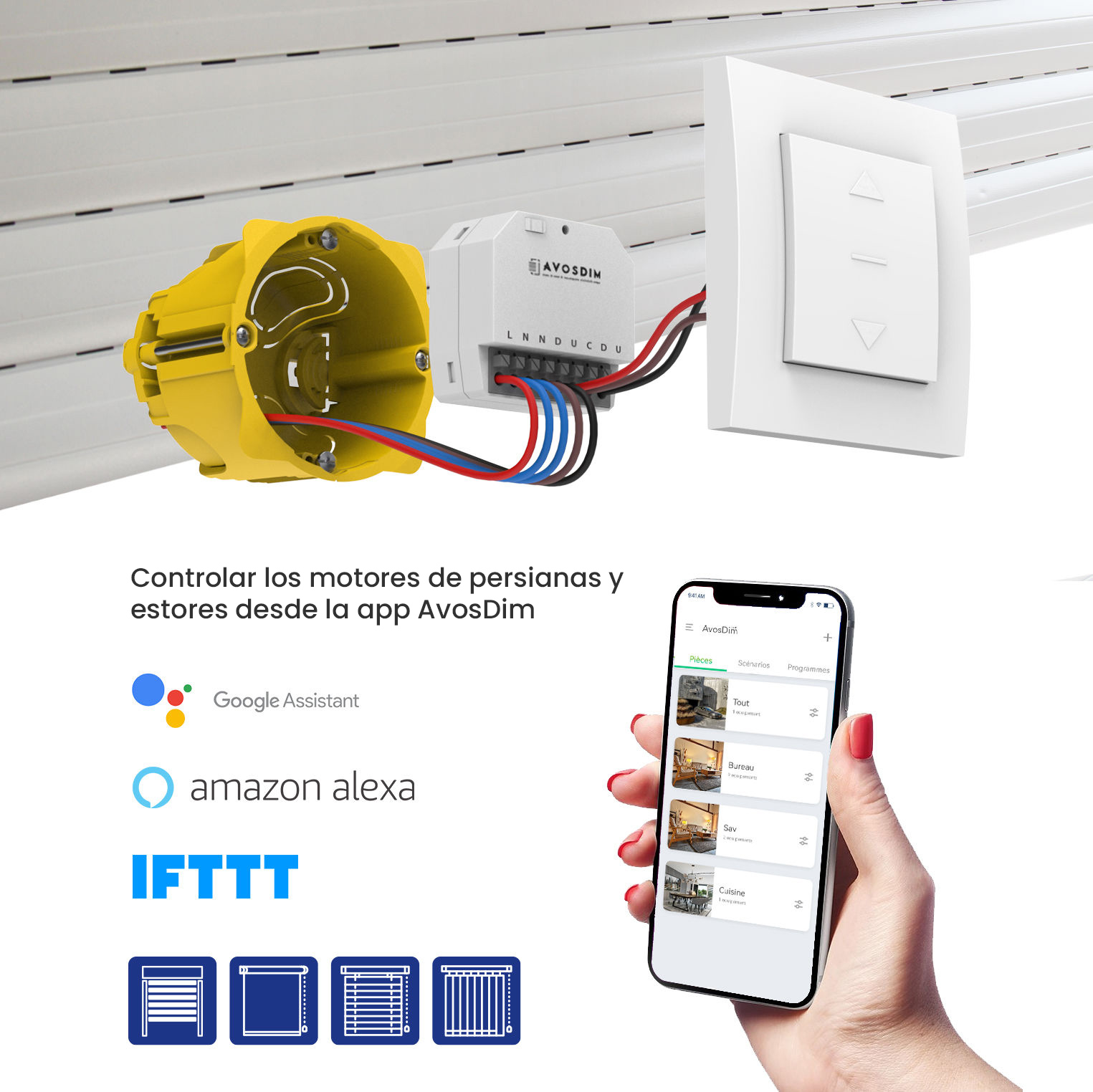 Montaggio ricevitore smartphone