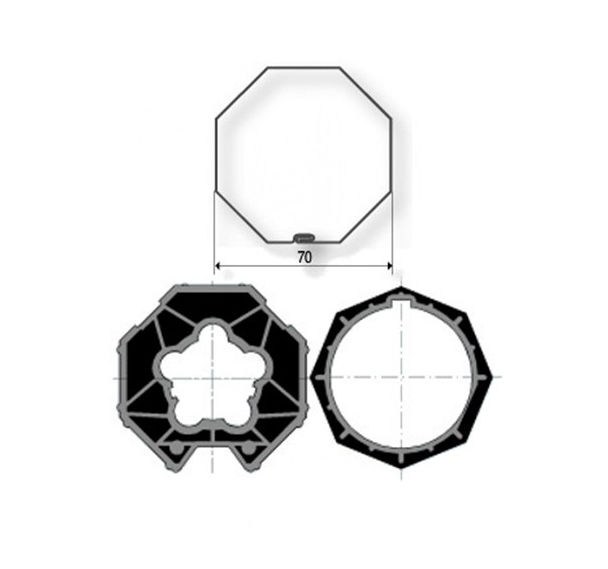 Adaptations pour moteurs somfy diamètre 60