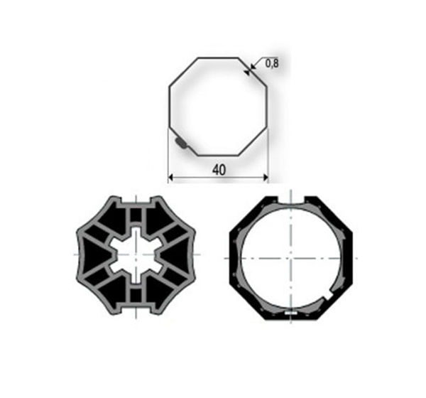 Adaptations pour moteurs somfy diamètre 40