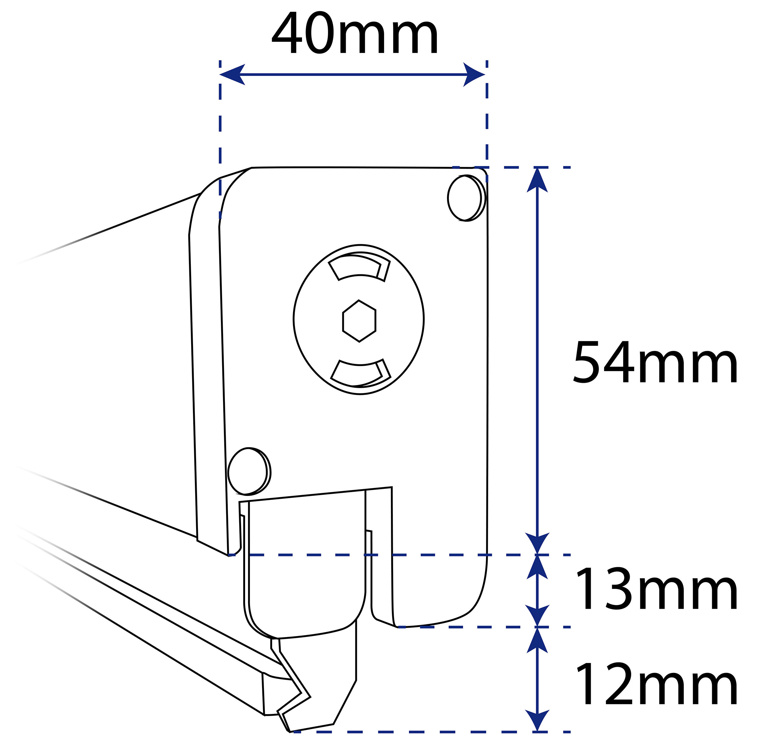 rolhordeur afmetingen cassette