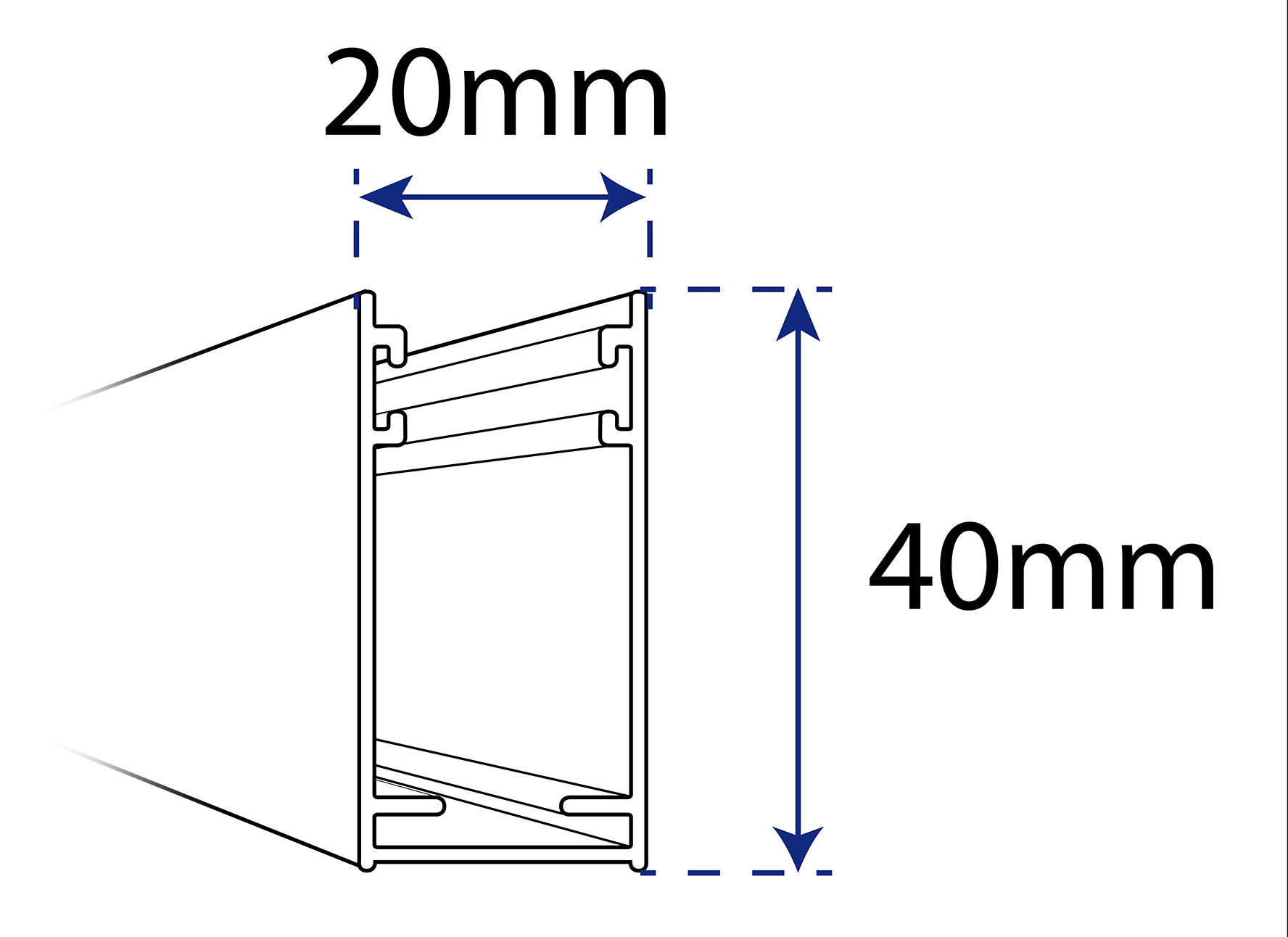 zanzariera a rullo per porta & balcone dimensioni guida superiore