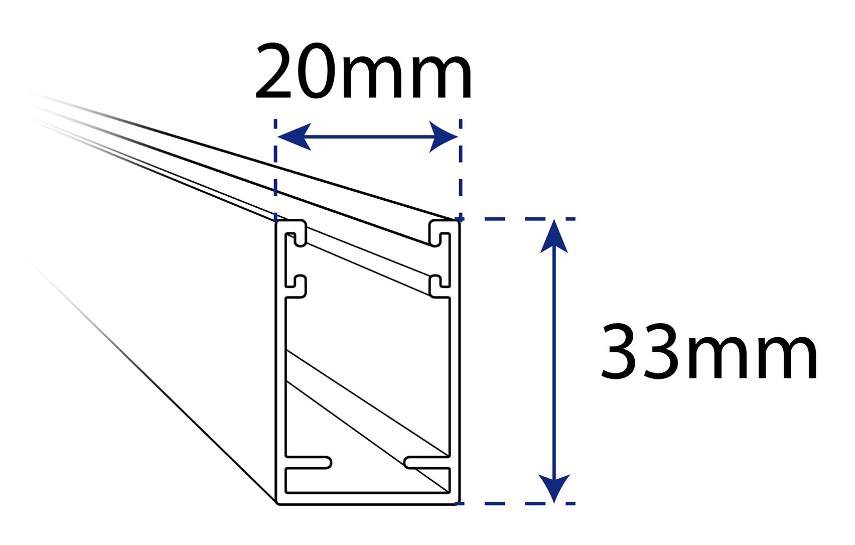 moustiquaire alu dimensions glissiere