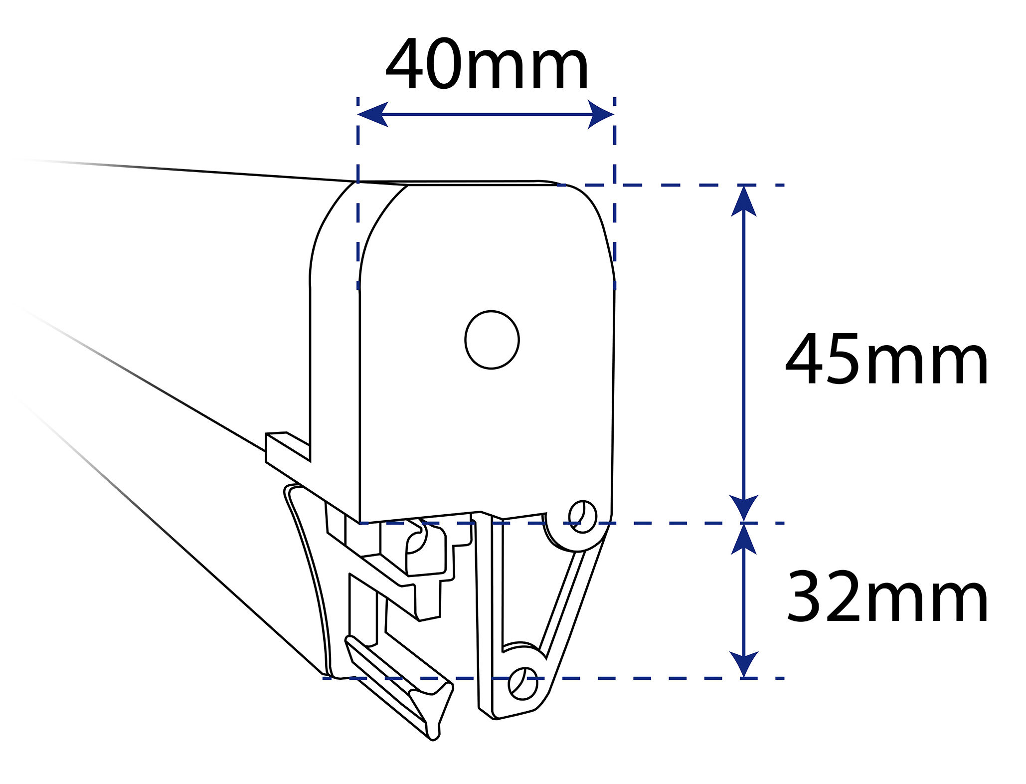 afmetingen cassette schema