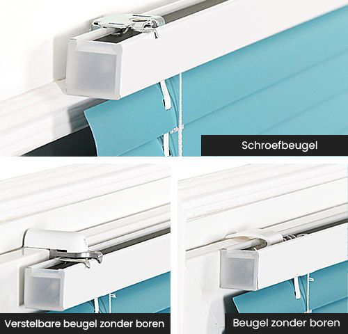 bevestigen horizontale lamellen aluminium