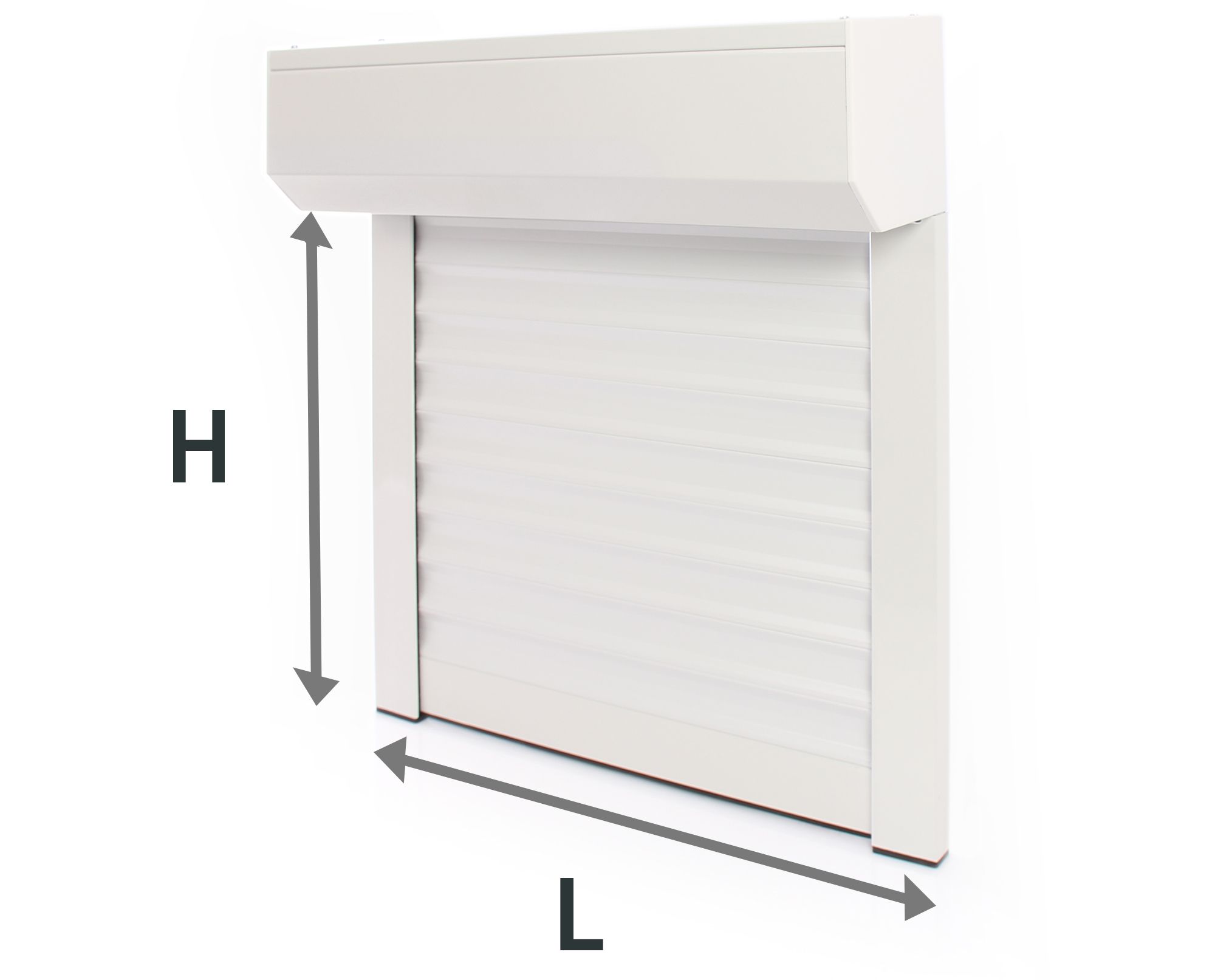 roller shutter weight formula dimensions