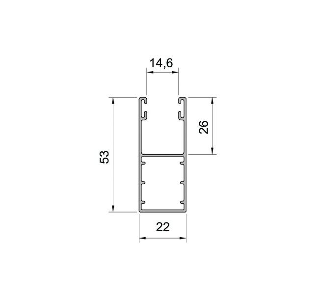 u track for domestic roller shutters