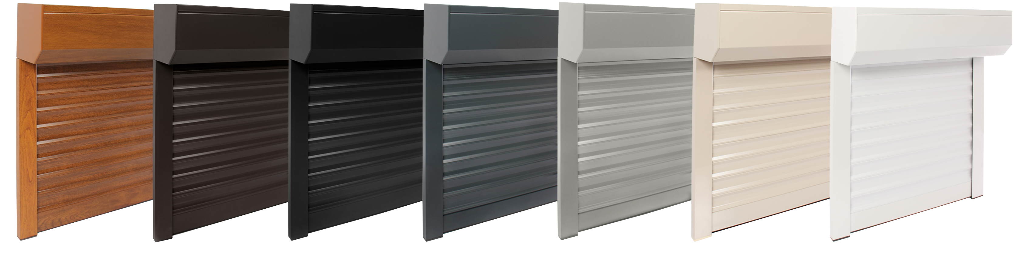 colour selection roller shutters