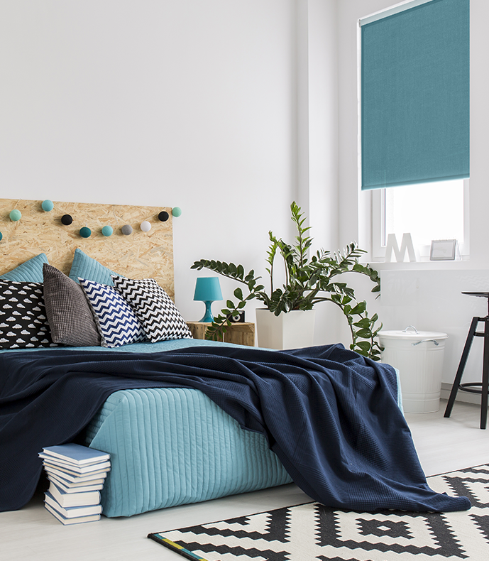 Tenda a rullo Blu su misura 5503C