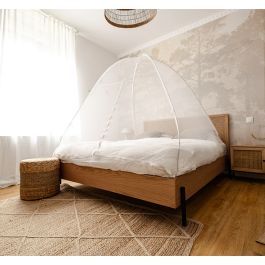 Zanzariera Pop-up Per Letto 200x120x145 Cm - Tenda Pieghevole Con Fondo A Rete - Per Viaggio E Casa