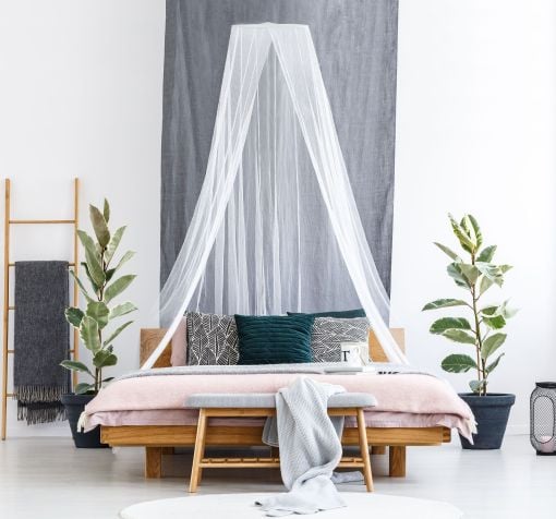Moustiquaire de lit pour lit double pas chère