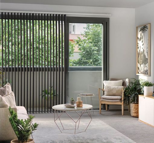 Store californien sur mesure moderne noir