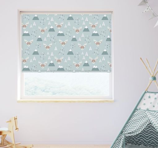 Estor enrollable a medida para habitación de bebé