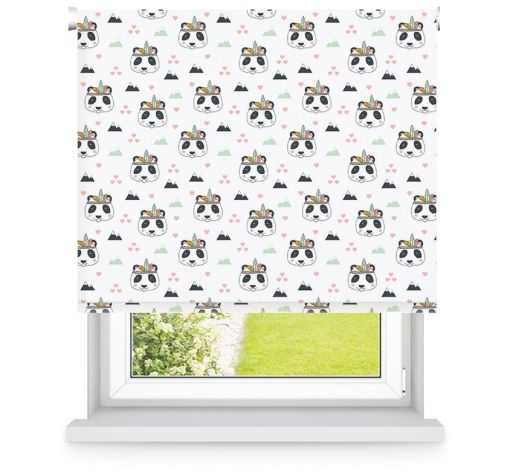 Store enrouleur animaux panda