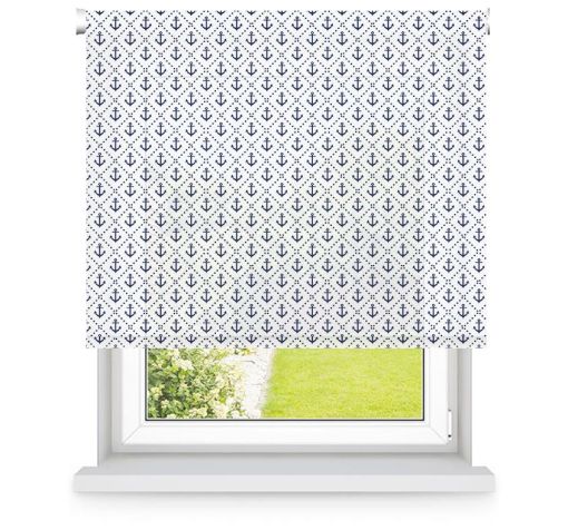 Rolladenstore im Küstenstil