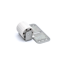 Galet anti flexion pour volet roulant