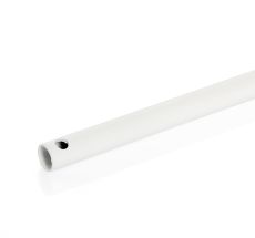 Manivelle seule ronde Ø 12mm acier laqué blanc