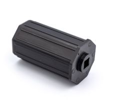 Embout de tube octogonal ø 40 pour axe de volet roulant