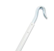 Manual override hook crank 