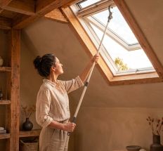 Telescopische bedieningsstang voor Velux ® dakraam 
