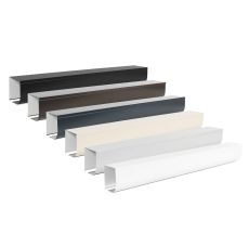 Rollladenkasten mit abgeschrägter Oberseite