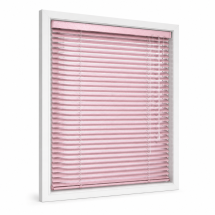 Venetiaanse aluminium jaloezie op maat in roze glitter