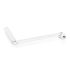 Maniglia per manovella esagonale Ø 10 mm in acciaio laccato bianco lunghezza totale 310 mm