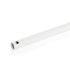 Manivelle seule ronde Ø 12mm acier laqué blanc