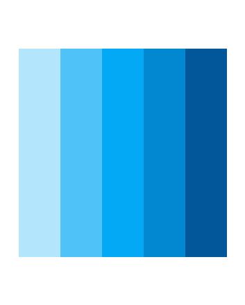 Echantillon enrouleur occultant bleu