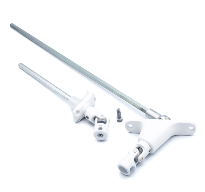 Triple cardan étroit blanc 370 + 155 - ZF D593AB