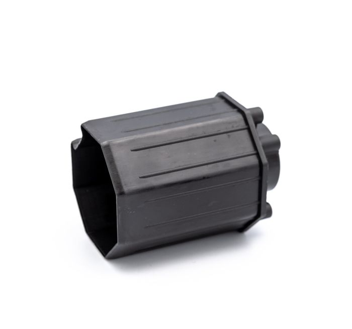 Embout de tube octogonal ø 60 pour axe de volet roulant