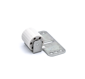 Galet anti flexion pour volet roulant