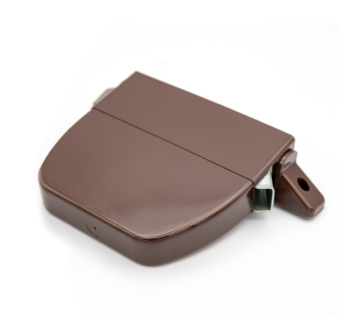 Enrouleur pivotant sans sangle marron pour volet roulant - ZF G316