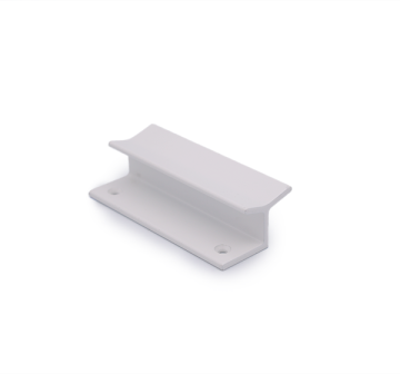 Poignée tirage direct vr blanc bj01+2vis - ZF H220