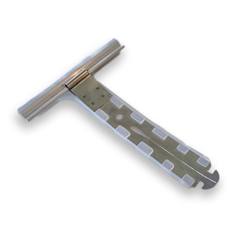 Attache tablier avec gaine PVC pour volet roulant
