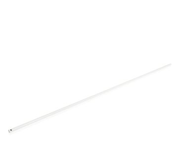 Manivelle seule ronde Ø 12mm acier laqué blanc Lg totale 1200mm