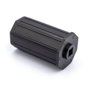 Embout de tube octogonal ø 40 pour axe de volet roulant