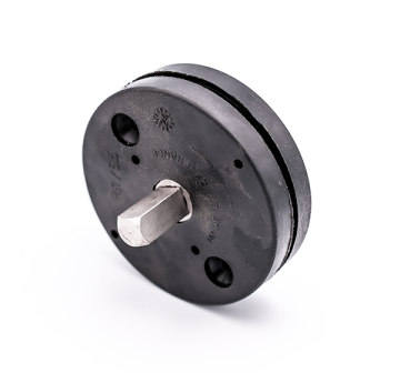 Treuil minivis 6p7 carre 10 ø12 droit ZF - C306