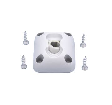 Guide à rotule 6p10 gris pour volet roulant ZF D120