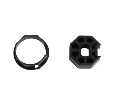 Adaptations Axe octogonal ø40mm pour moteurs Solutio ø35mm (roue et couronne)