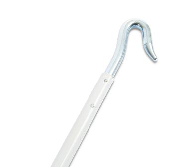 Manual override hook crank 