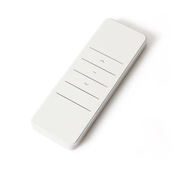 Funkfernbedienung mit 1 Kanal und bidirektionalem Betrieb für AvosDim Connect Funkmotoren.