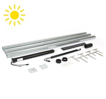 Hacha completa para motorización de persiana enrollable manual