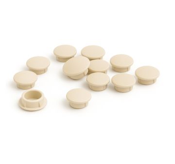 Cache vis beige Ø6mm - Lot de 10