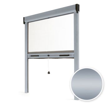 Zanzariera Finestra LUXE Argento metallizzato H 220 x L 150 